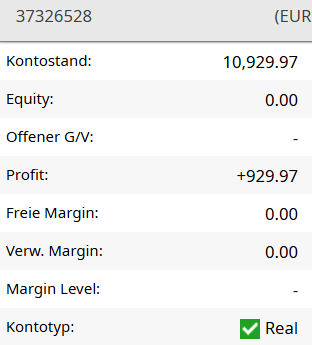 fxblue konto woche 3